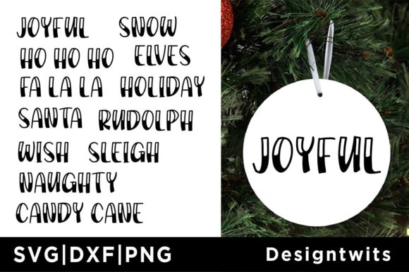 12 Christmas Words SVG: A Versatile Graphics Tool for Crafts