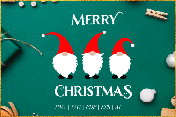 Charming Gnome Svg, Christmas Gnome for Embroidery