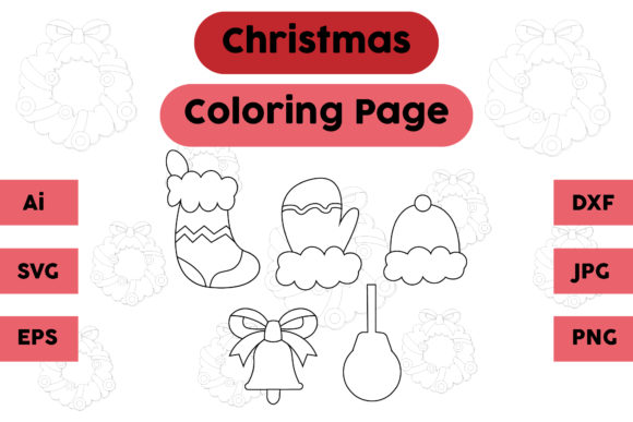 Christmas Coloring Page Outline Set: A Festive Embroidery Review