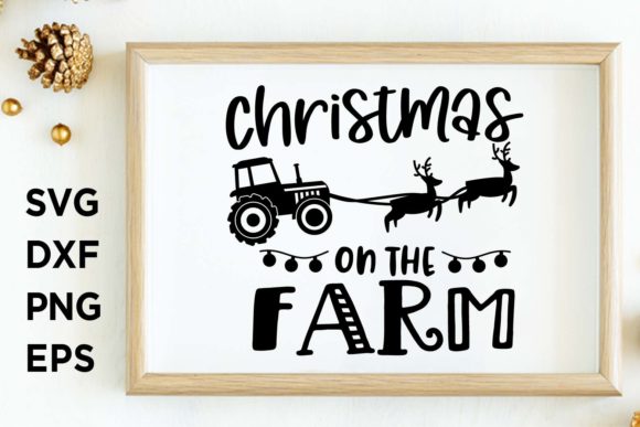 Christmas Farm SVG: A Versatile Graphic for Crafts