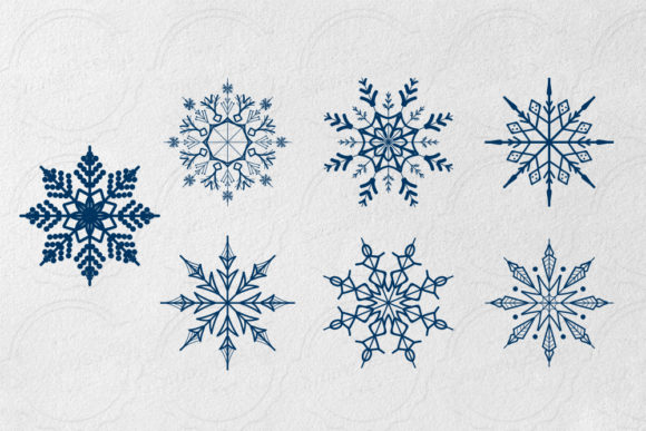 Christmas Winter Snowflake Set: A Must-Have for Graphics and Crafts
