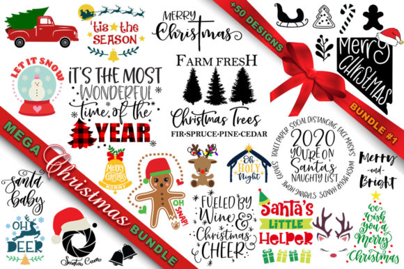 MEGA Christmas SVG Bundle 1: A Must-Have for Creative Crafts and Graphics