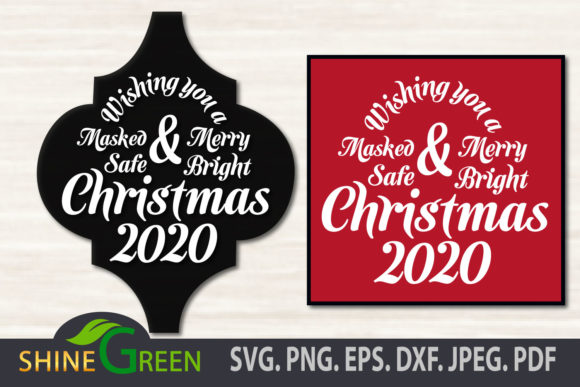 Merry Christmas 2020 Ornament Arabesque: A Graphics Gem for Crafts