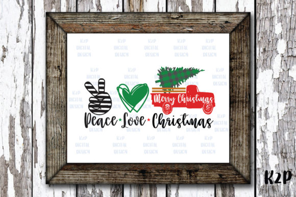 Peace Love Christmas Truck: A Festive Graphics Craft