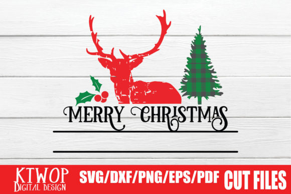 Reindeer Merry Christmas Monogram: A Festive Graphics Asset for Crafts