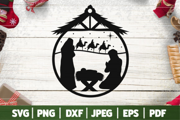 True Story Christmas Nativity Scene: A Crafts Graphics Gem